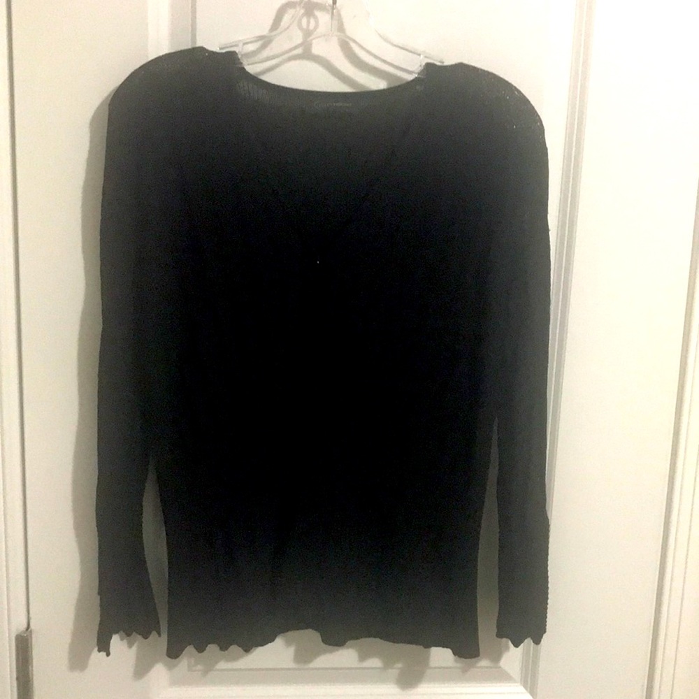 Context V Neck Sweater Button Down - image 1